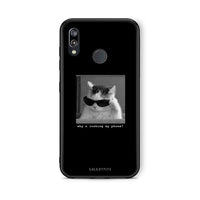 Thumbnail for Huawei P20 Lite Meme Cat θήκη από τη Smartfits με σχέδιο στο πίσω μέρος και μαύρο περίβλημα | Smartphone case with colorful back and black bezels by Smartfits