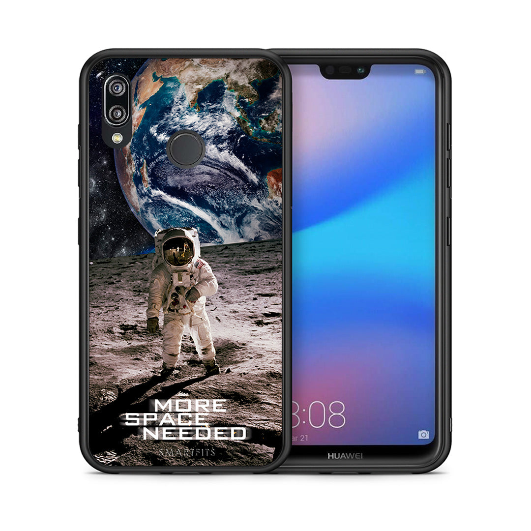 Θήκη Huawei P20 Lite More Space από τη Smartfits με σχέδιο στο πίσω μέρος και μαύρο περίβλημα | Huawei P20 Lite More Space case with colorful back and black bezels