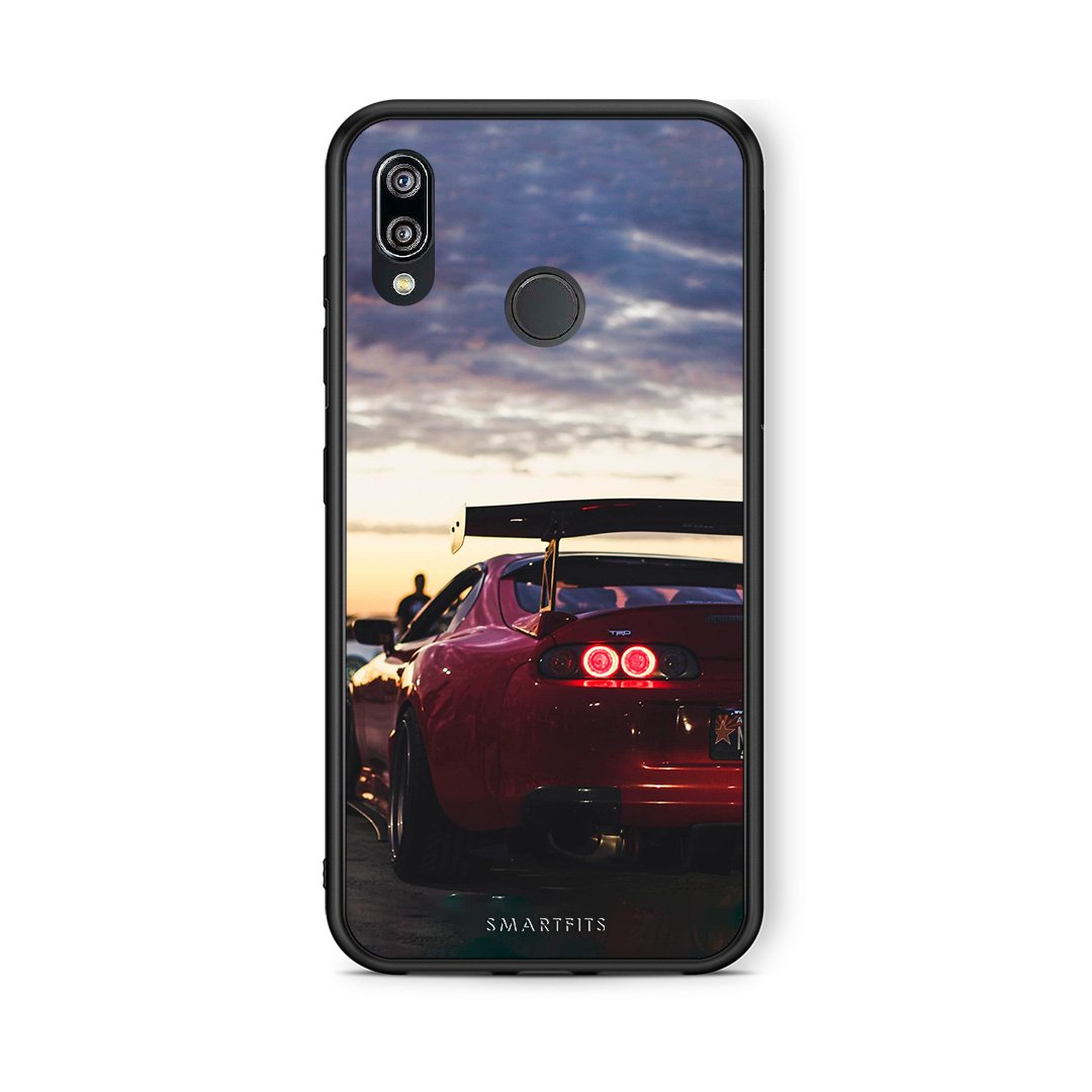 Huawei P20 Lite Racing Supra θήκη από τη Smartfits με σχέδιο στο πίσω μέρος και μαύρο περίβλημα | Smartphone case with colorful back and black bezels by Smartfits