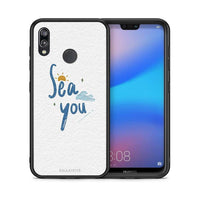 Thumbnail for Θήκη Huawei P20 Lite Sea You από τη Smartfits με σχέδιο στο πίσω μέρος και μαύρο περίβλημα | Huawei P20 Lite Sea You case with colorful back and black bezels