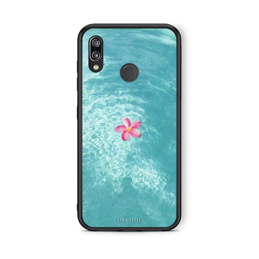 Huawei P20 Lite Water Flower Θήκη από τη Smartfits με σχέδιο στο πίσω μέρος και μαύρο περίβλημα | Smartphone case with colorful back and black bezels by Smartfits