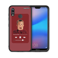 Thumbnail for Θήκη Huawei P20 Lite Xmas Alone Music από τη Smartfits με σχέδιο στο πίσω μέρος και μαύρο περίβλημα | Huawei P20 Lite Xmas Alone Music case with colorful back and black bezels