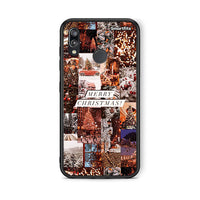 Thumbnail for Huawei P20 Lite Xmas Collage θήκη από τη Smartfits με σχέδιο στο πίσω μέρος και μαύρο περίβλημα | Smartphone case with colorful back and black bezels by Smartfits