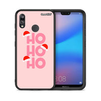 Thumbnail for Θήκη Huawei P20 Lite Xmas Ho Ho Ho από τη Smartfits με σχέδιο στο πίσω μέρος και μαύρο περίβλημα | Huawei P20 Lite Xmas Ho Ho Ho case with colorful back and black bezels