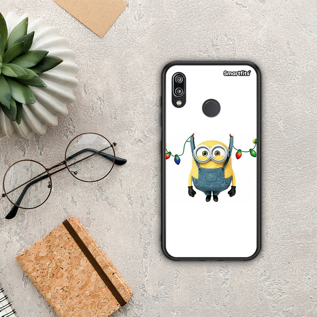 Xmas Minion Lights - Huawei P20 Lite case