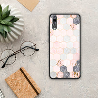 Thumbnail for Marble Hexagon Pink - Huawei P20 case
