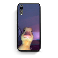 Thumbnail for Huawei P20 Meme Duck θήκη από τη Smartfits με σχέδιο στο πίσω μέρος και μαύρο περίβλημα | Smartphone case with colorful back and black bezels by Smartfits
