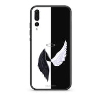 Thumbnail for huawei p20 pro Angels Demons θήκη από τη Smartfits με σχέδιο στο πίσω μέρος και μαύρο περίβλημα | Smartphone case with colorful back and black bezels by Smartfits