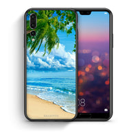 Thumbnail for Θήκη Huawei P20 Pro Beautiful Beach από τη Smartfits με σχέδιο στο πίσω μέρος και μαύρο περίβλημα | Huawei P20 Pro Beautiful Beach case with colorful back and black bezels
