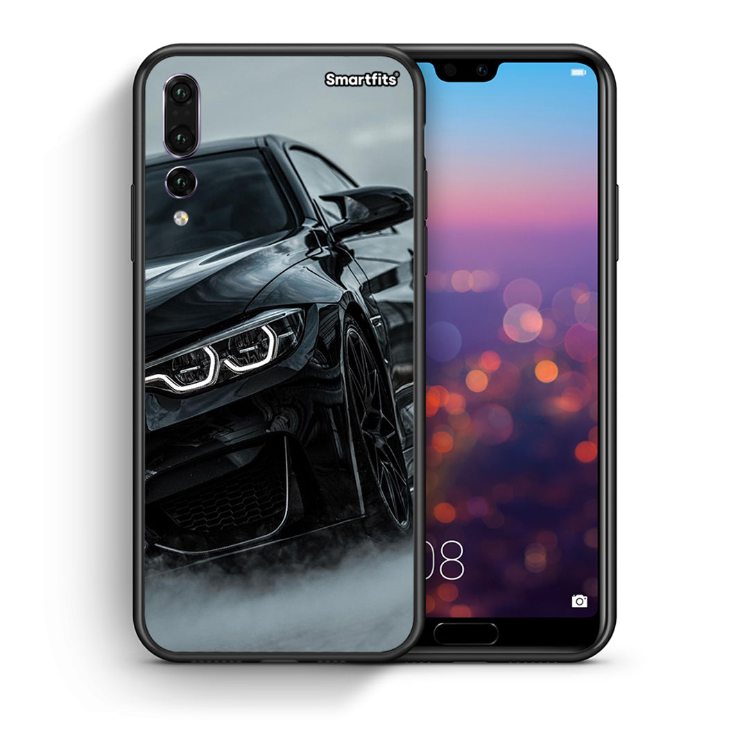 Θήκη Huawei P20 Pro Black BMW από τη Smartfits με σχέδιο στο πίσω μέρος και μαύρο περίβλημα | Huawei P20 Pro Black BMW case with colorful back and black bezels