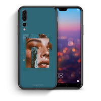Thumbnail for Θήκη Huawei P20 Pro Cry An Ocean από τη Smartfits με σχέδιο στο πίσω μέρος και μαύρο περίβλημα | Huawei P20 Pro Cry An Ocean case with colorful back and black bezels