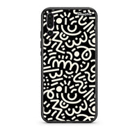 Thumbnail for huawei p20 pro Doodle Art Θήκη από τη Smartfits με σχέδιο στο πίσω μέρος και μαύρο περίβλημα | Smartphone case with colorful back and black bezels by Smartfits