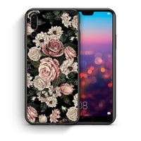Thumbnail for Θήκη Huawei P20 Pro Wild Roses Flower από τη Smartfits με σχέδιο στο πίσω μέρος και μαύρο περίβλημα | Huawei P20 Pro Wild Roses Flower case with colorful back and black bezels