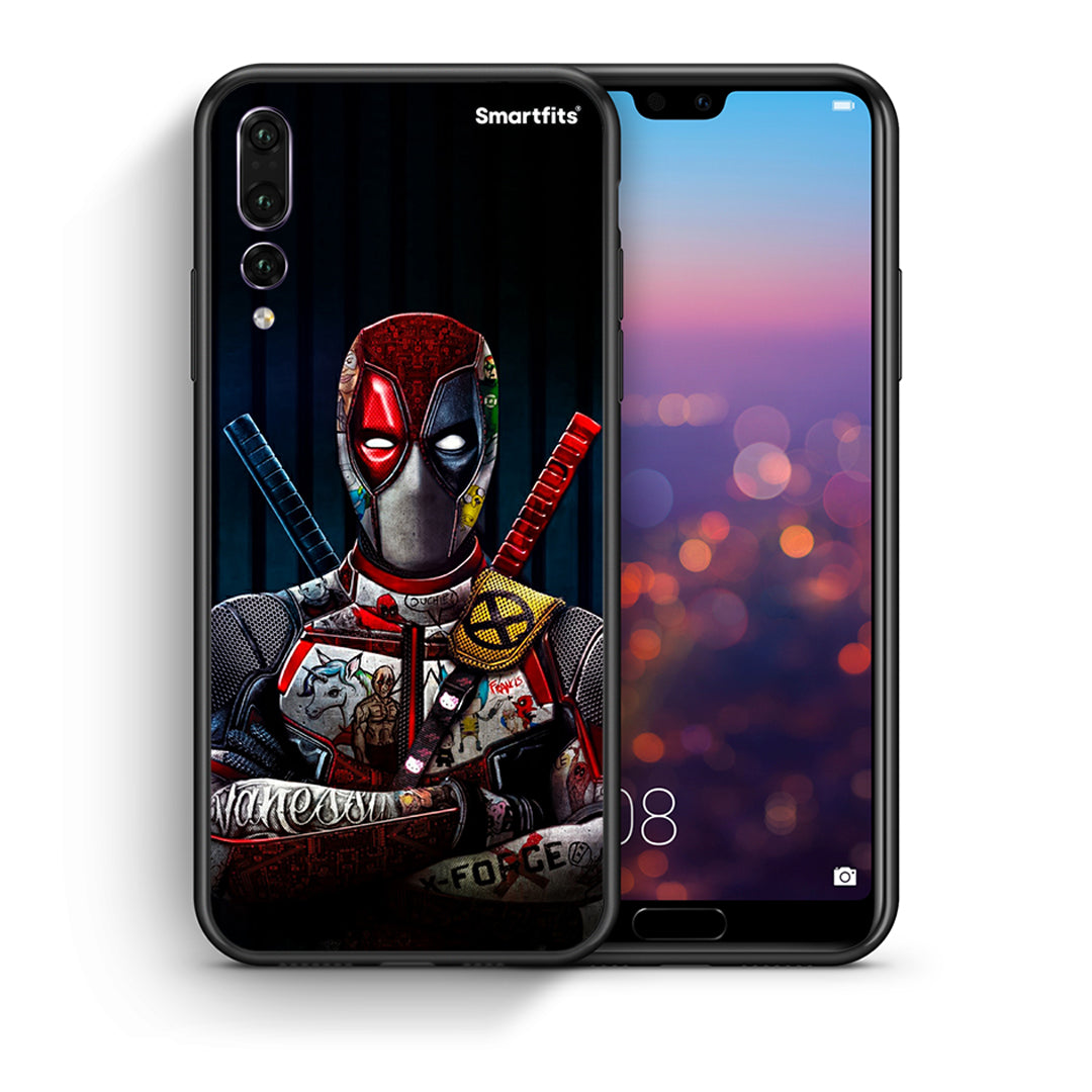 Θήκη Huawei P20 Pro Funny Guy από τη Smartfits με σχέδιο στο πίσω μέρος και μαύρο περίβλημα | Huawei P20 Pro Funny Guy case with colorful back and black bezels