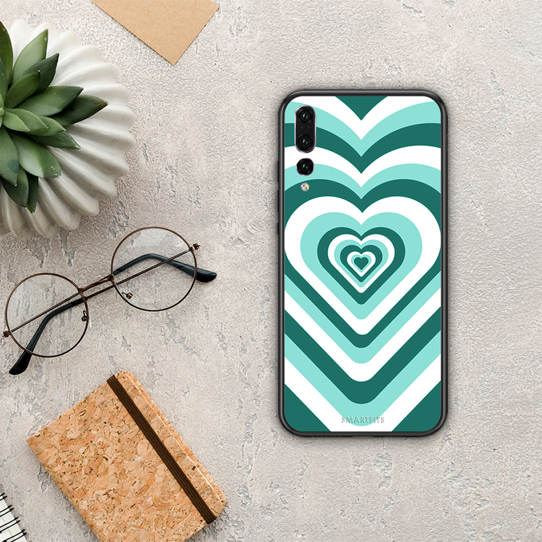 Green Hearts - Huawei P20 Pro case