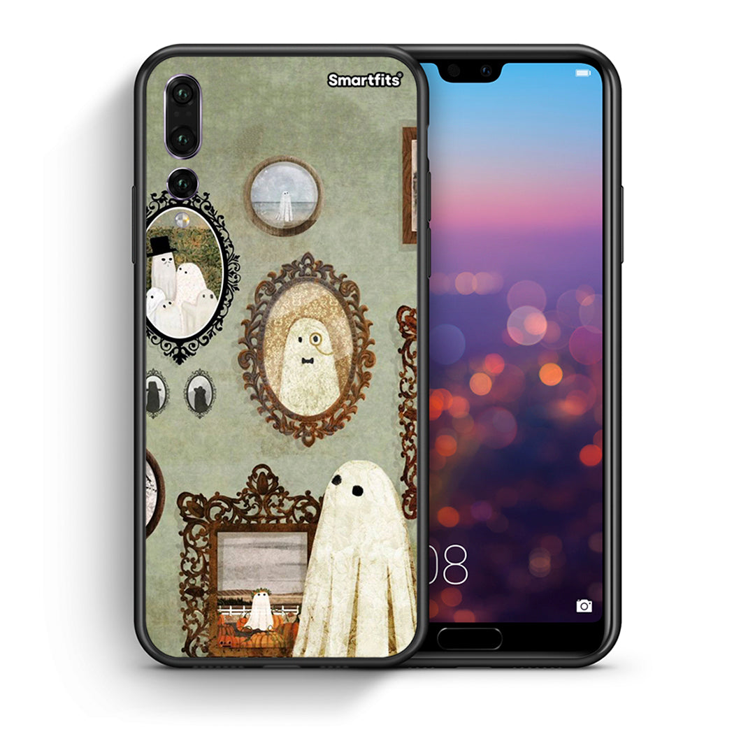 Θήκη Huawei P20 Pro Halloween Ghost Season από τη Smartfits με σχέδιο στο πίσω μέρος και μαύρο περίβλημα | Huawei P20 Pro Halloween Ghost Season case with colorful back and black bezels