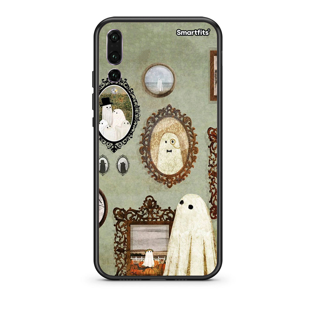 huawei p20 pro Halloween Ghost Season Θήκη από τη Smartfits με σχέδιο στο πίσω μέρος και μαύρο περίβλημα | Smartphone case with colorful back and black bezels by Smartfits