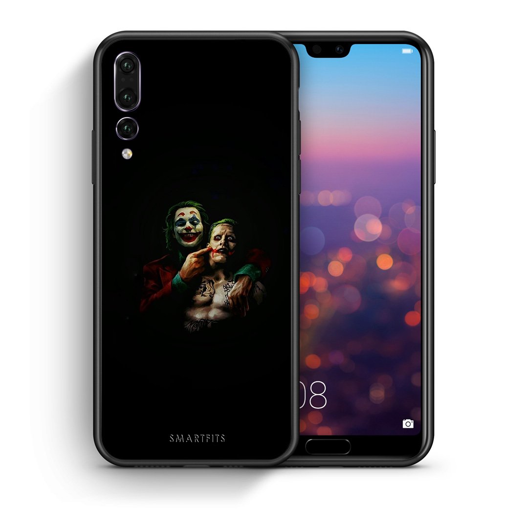 Θήκη Huawei P20 Pro Clown Hero από τη Smartfits με σχέδιο στο πίσω μέρος και μαύρο περίβλημα | Huawei P20 Pro Clown Hero case with colorful back and black bezels