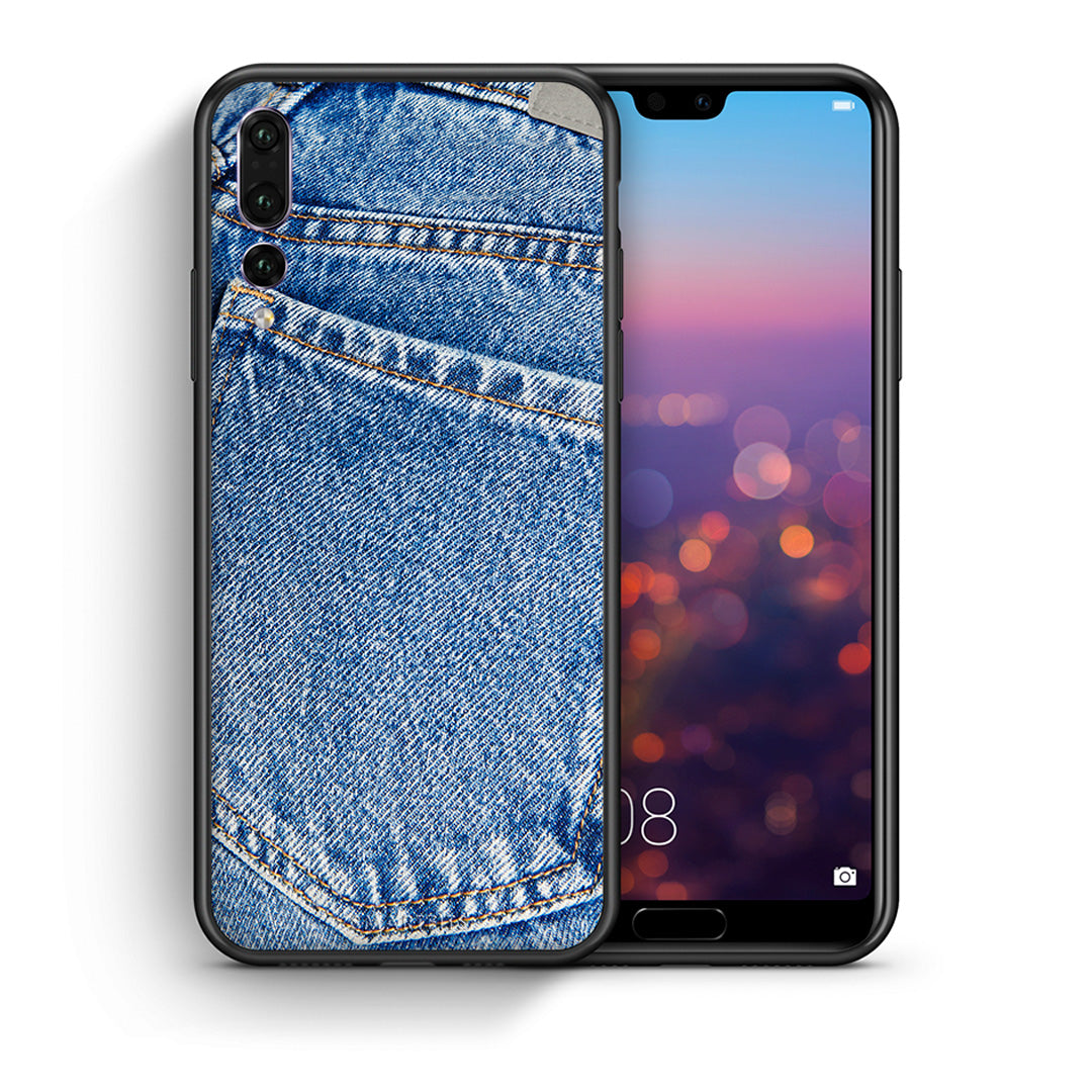 Θήκη Huawei P20 Pro Jeans Pocket από τη Smartfits με σχέδιο στο πίσω μέρος και μαύρο περίβλημα | Huawei P20 Pro Jeans Pocket case with colorful back and black bezels