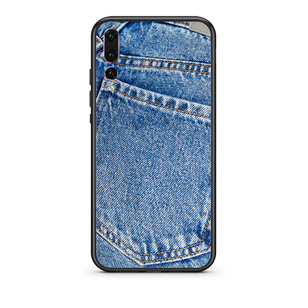 huawei p20 pro Jeans Pocket θήκη από τη Smartfits με σχέδιο στο πίσω μέρος και μαύρο περίβλημα | Smartphone case with colorful back and black bezels by Smartfits