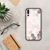 Thumbnail for Marble Hexagon Pink - Huawei P20 Pro case