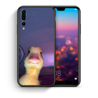 Thumbnail for Θήκη Huawei P20 Pro Meme Duck από τη Smartfits με σχέδιο στο πίσω μέρος και μαύρο περίβλημα | Huawei P20 Pro Meme Duck case with colorful back and black bezels