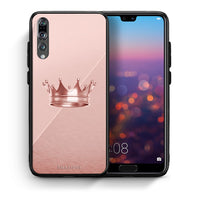 Thumbnail for Θήκη Huawei P20 Pro Crown Minimal από τη Smartfits με σχέδιο στο πίσω μέρος και μαύρο περίβλημα | Huawei P20 Pro Crown Minimal case with colorful back and black bezels