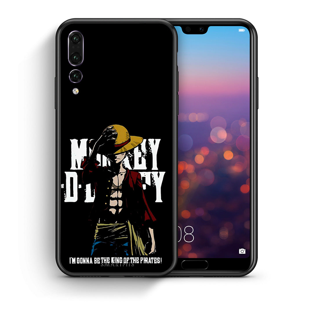 Θήκη Huawei P20 Pro Pirate King από τη Smartfits με σχέδιο στο πίσω μέρος και μαύρο περίβλημα | Huawei P20 Pro Pirate King case with colorful back and black bezels