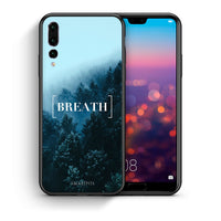 Thumbnail for Θήκη Huawei P20 Pro Breath Quote από τη Smartfits με σχέδιο στο πίσω μέρος και μαύρο περίβλημα | Huawei P20 Pro Breath Quote case with colorful back and black bezels
