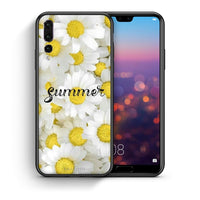 Thumbnail for Θήκη Huawei P20 Pro Summer Daisies από τη Smartfits με σχέδιο στο πίσω μέρος και μαύρο περίβλημα | Huawei P20 Pro Summer Daisies case with colorful back and black bezels