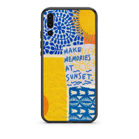 Thumbnail for huawei p20 pro Sunset Memories Θήκη από τη Smartfits με σχέδιο στο πίσω μέρος και μαύρο περίβλημα | Smartphone case with colorful back and black bezels by Smartfits