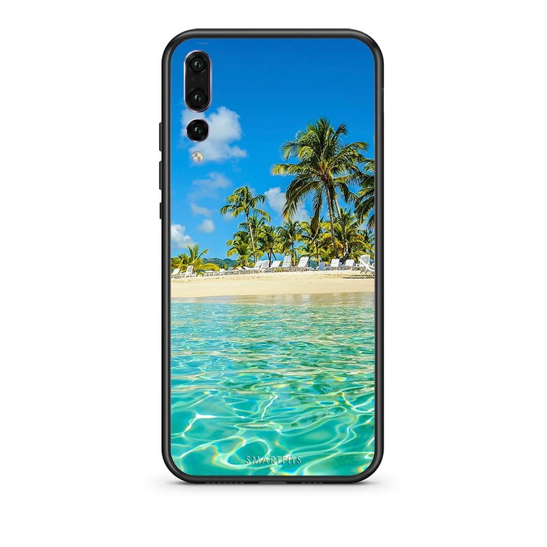 huawei p20 pro Tropical Vibes Θήκη από τη Smartfits με σχέδιο στο πίσω μέρος και μαύρο περίβλημα | Smartphone case with colorful back and black bezels by Smartfits