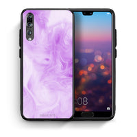 Thumbnail for Θήκη Huawei P20 Pro Lavender Watercolor από τη Smartfits με σχέδιο στο πίσω μέρος και μαύρο περίβλημα | Huawei P20 Pro Lavender Watercolor case with colorful back and black bezels