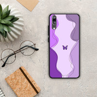 Thumbnail for Purple Mariposa - Huawei P20 case