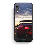 Thumbnail for Huawei P20 Racing Supra θήκη από τη Smartfits με σχέδιο στο πίσω μέρος και μαύρο περίβλημα | Smartphone case with colorful back and black bezels by Smartfits