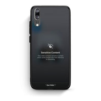 Thumbnail for Huawei P20 Sensitive Content θήκη από τη Smartfits με σχέδιο στο πίσω μέρος και μαύρο περίβλημα | Smartphone case with colorful back and black bezels by Smartfits
