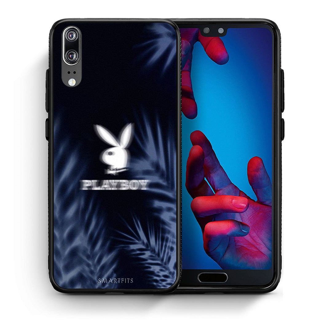 Θήκη Huawei P20 Sexy Rabbit από τη Smartfits με σχέδιο στο πίσω μέρος και μαύρο περίβλημα | Huawei P20 Sexy Rabbit case with colorful back and black bezels