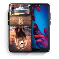 Thumbnail for Θήκη Αγίου Βαλεντίνου Huawei P20 Sunset Dreams από τη Smartfits με σχέδιο στο πίσω μέρος και μαύρο περίβλημα | Huawei P20 Sunset Dreams case with colorful back and black bezels