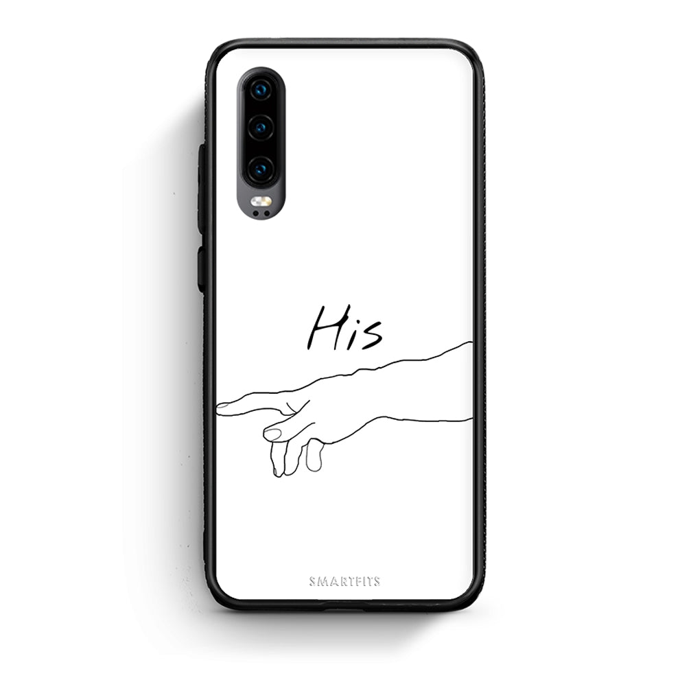 Huawei P30 Aeshetic Love 2 Θήκη Αγίου Βαλεντίνου από τη Smartfits με σχέδιο στο πίσω μέρος και μαύρο περίβλημα | Smartphone case with colorful back and black bezels by Smartfits