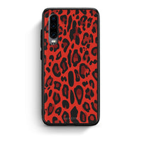Thumbnail for 4 - Huawei P30 Red Leopard Animal case, cover, bumper