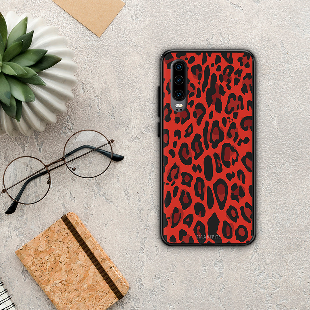 Animal Red Leopard - Huawei P30 case