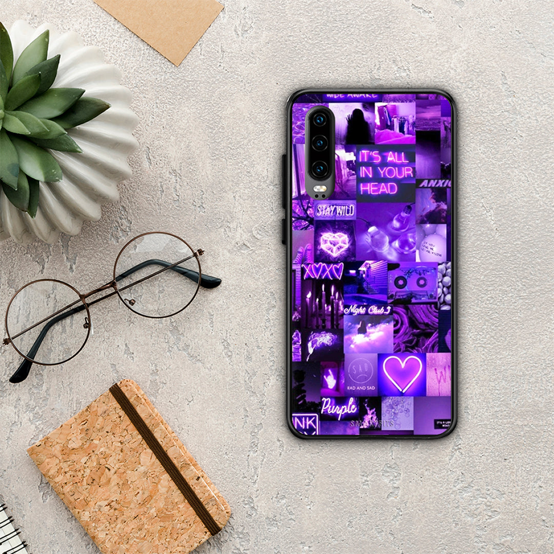 Collage Stay Wild - Huawei P30 case