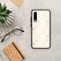 Thumbnail for Geometric Luxury White - Huawei P30 case