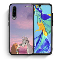 Thumbnail for Θήκη Huawei P30 Lady And Tramp από τη Smartfits με σχέδιο στο πίσω μέρος και μαύρο περίβλημα | Huawei P30 Lady And Tramp case with colorful back and black bezels