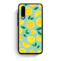Thumbnail for Huawei P30 Lemons θήκη από τη Smartfits με σχέδιο στο πίσω μέρος και μαύρο περίβλημα | Smartphone case with colorful back and black bezels by Smartfits