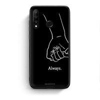 Thumbnail for Huawei P30 Lite Always & Forever 1 Θήκη Αγίου Βαλεντίνου από τη Smartfits με σχέδιο στο πίσω μέρος και μαύρο περίβλημα | Smartphone case with colorful back and black bezels by Smartfits