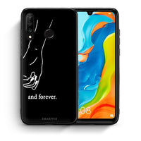 Thumbnail for Θήκη Αγίου Βαλεντίνου Huawei P30 Lite Always & Forever 2 από τη Smartfits με σχέδιο στο πίσω μέρος και μαύρο περίβλημα | Huawei P30 Lite Always & Forever 2 case with colorful back and black bezels