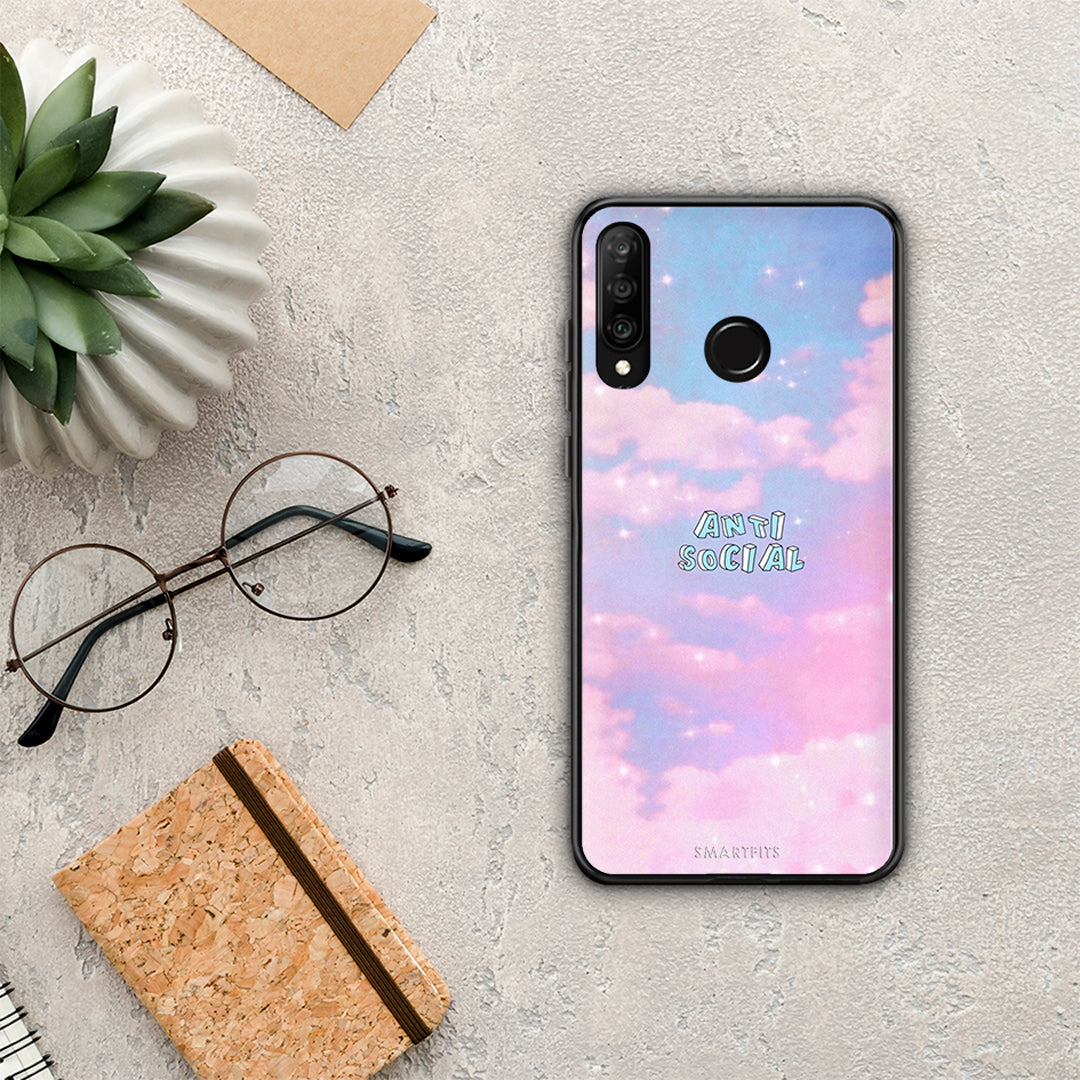 Anti Social - Huawei P30 Lite case