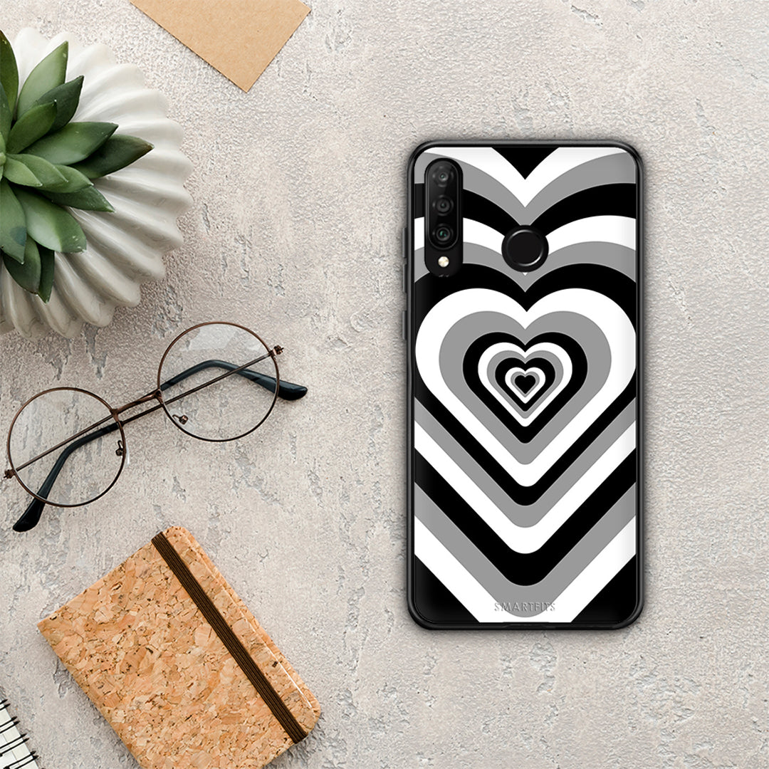 Black Hearts - Huawei P30 Lite case