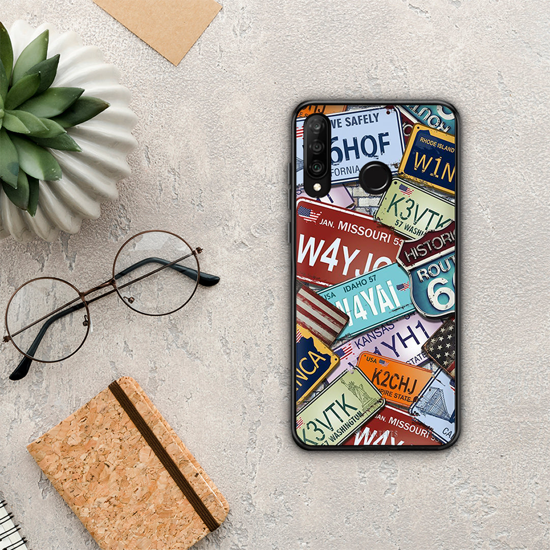 Car Plates - Huawei P30 Lite case